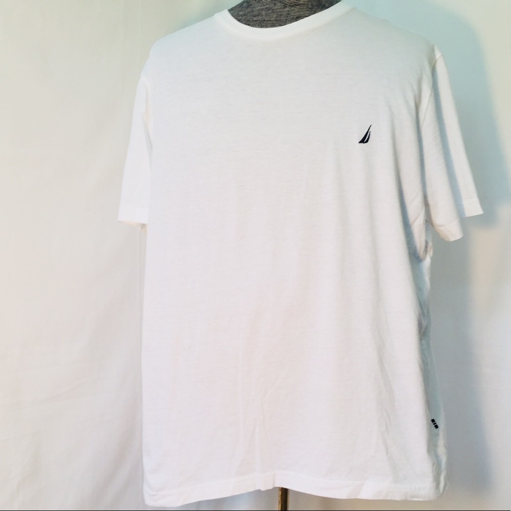 Nautica T-Shirt white mens xl EC